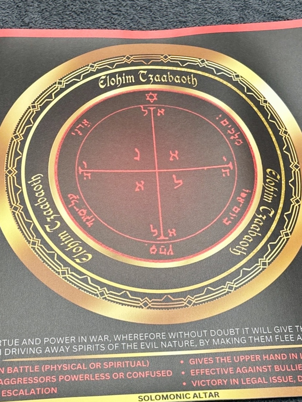 The Conjure “4th pentacle of Mars Altar” by Lala Ahari
